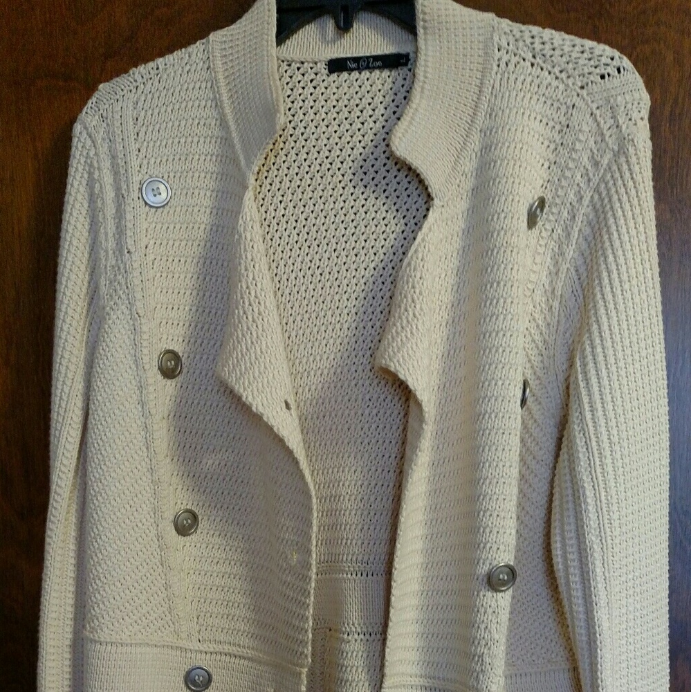 Sz Large Nic + Zoe Heavy Sweater Gently Worn